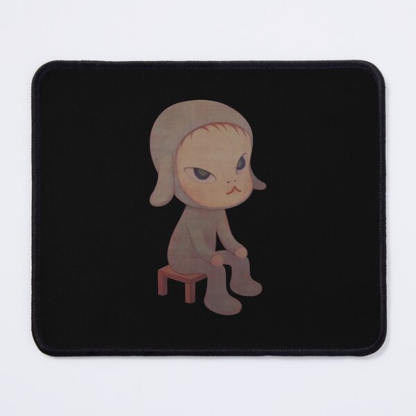 Item preview, yoshitomo nara sitting bunny painting     designed and sold by CristallGall.