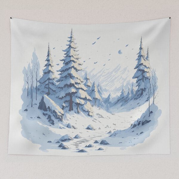 Item preview, Winter Landscape designed and sold by bubblegarden.