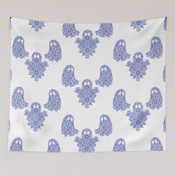 Item preview, Halloween Ghost Native Ojibwe Floral by Niibidoon designed and sold by Niibidoon.