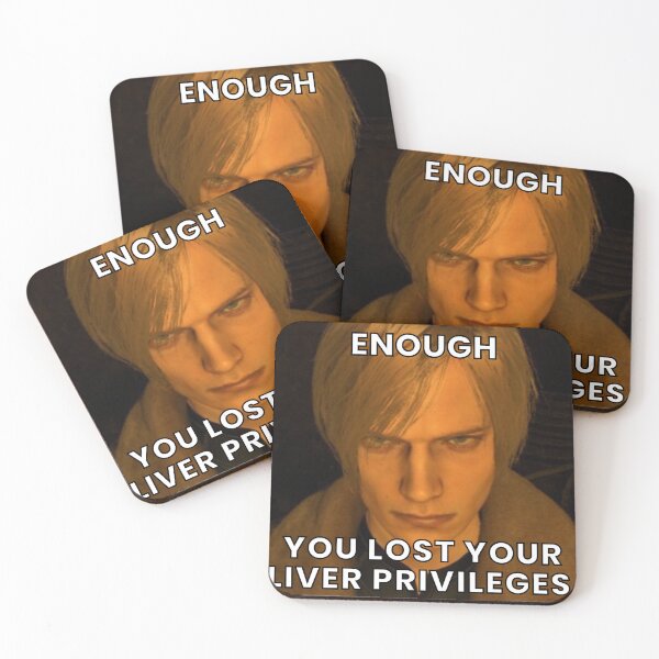 Item preview, Enough, you've lost your liver privileges Leon Kennedy designed and sold by jiminsyeol.