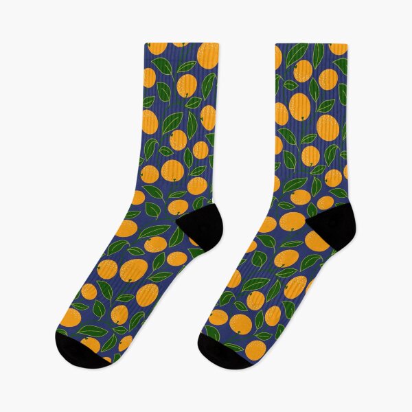 Item preview, Trailing Oranges on a Navy Blue Background designed and sold by Sarah Melendez.