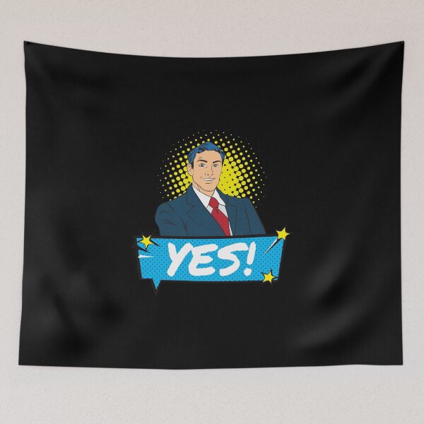 Item preview, Pop Art - Yes Man Design designed and sold by RektRepublic.