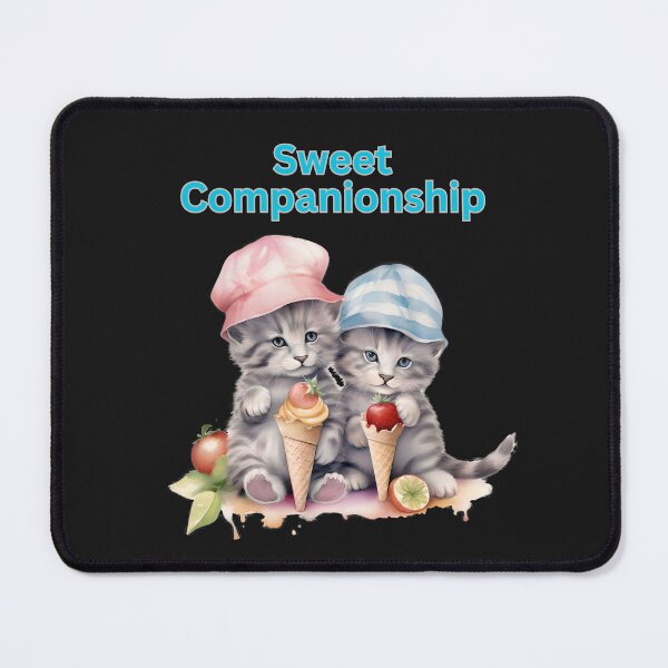 Item preview, "A Sweet Bond: Little Cats and Ice Cream Delight" designed and sold by LeepaCreations.