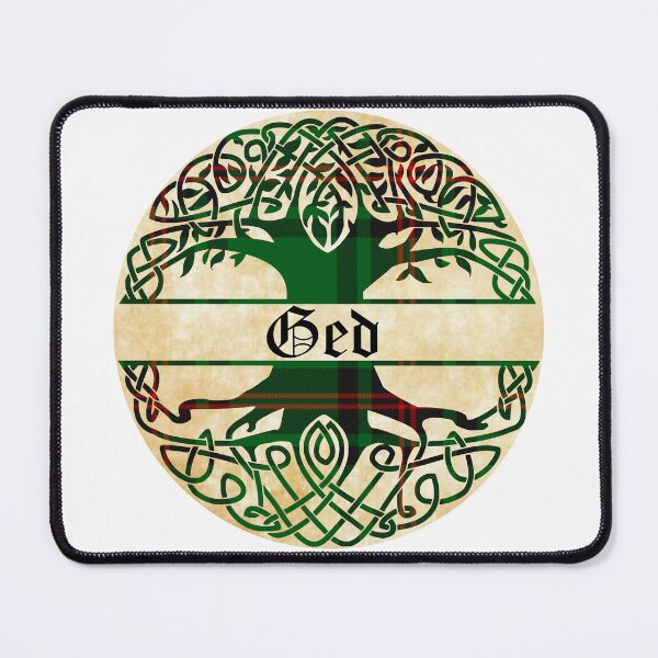 Item preview, Ged Tree of Life Clan Scottish Surname tartan designed and sold by BagTown Clans.