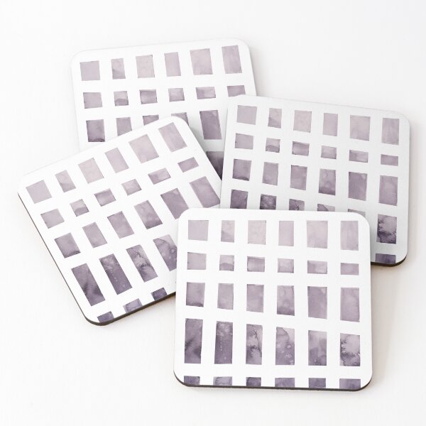 Item preview, Watercolor violet geometric designed and sold by ElaSzczepaniak.