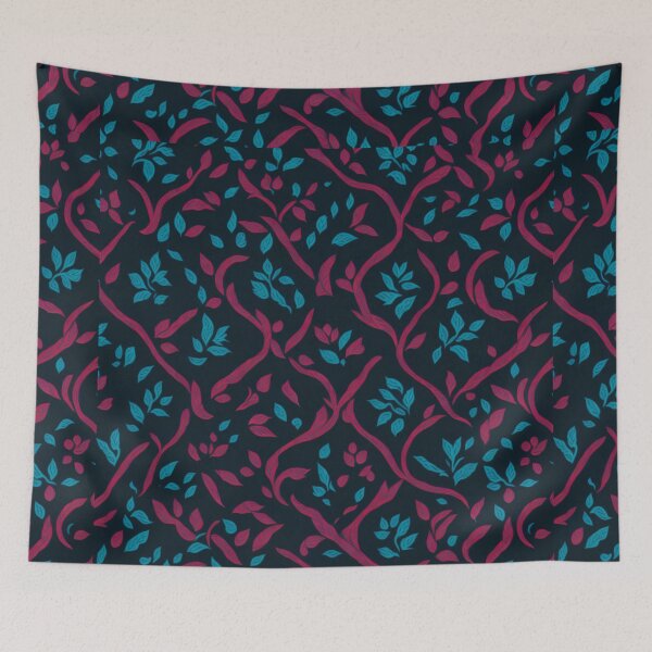 Item preview, Asymmetric Leaves Pattern  designed and sold by kn-clothing.