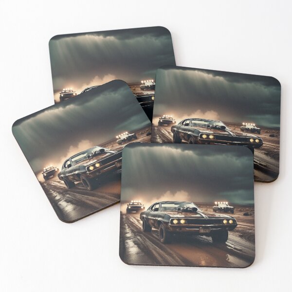 Item preview, Epic car chase in a barren land designed and sold by ArtRevisualised.