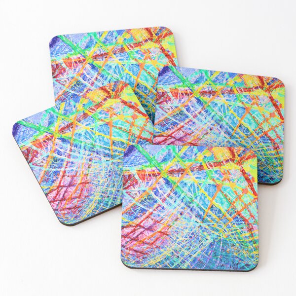 Item preview, Vibrant Abstract Color Explosion Pattern designed and sold by Health And Fitness Posts e-Store.