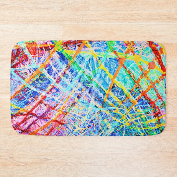 Item preview, Vibrant Abstract Color Explosion Pattern designed and sold by Health And Fitness Posts e-Store.