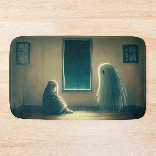 Item preview, Girl and her pet ghost designed and sold by Donkey's Salad.