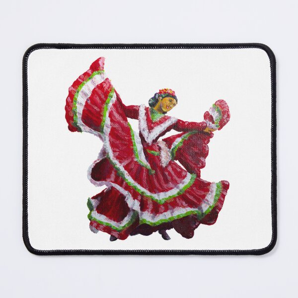 Item preview, Red Ballet Folklórico Dancer (Baile Folklórico) designed and sold by Ivan Ramirez.