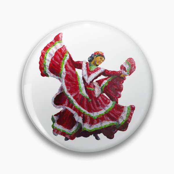 Item preview, Red Ballet Folklórico Dancer (Baile Folklórico)  designed and sold by Ivan Ramirez.
