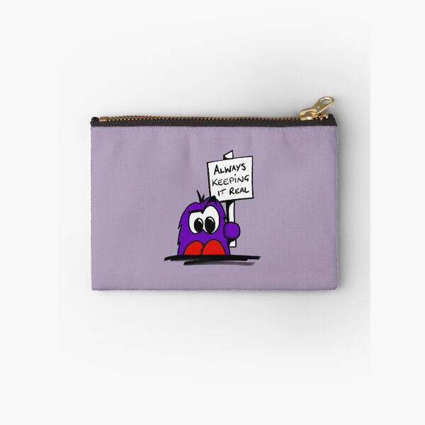 Item preview, Keepin It Real - Bert Funny Purple Cartoon Illustration designed and sold by Yeomans Cartoons.