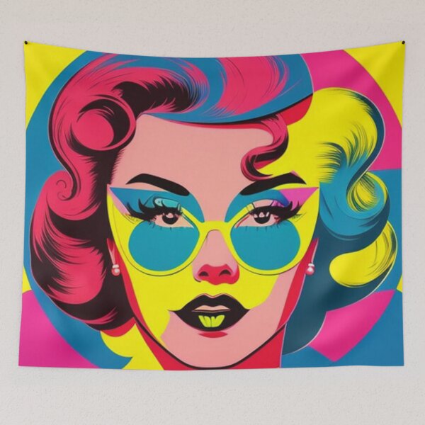 Item preview, Pin Up Diva Pop Style designed and sold by musicgeniusart.