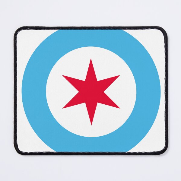 Item preview, Chicago Flag Bullseye Design designed and sold by ElegantLexicon.