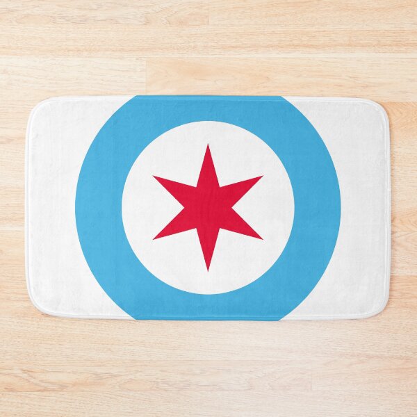 Item preview, Chicago Flag Bullseye Design designed and sold by ElegantLexicon.