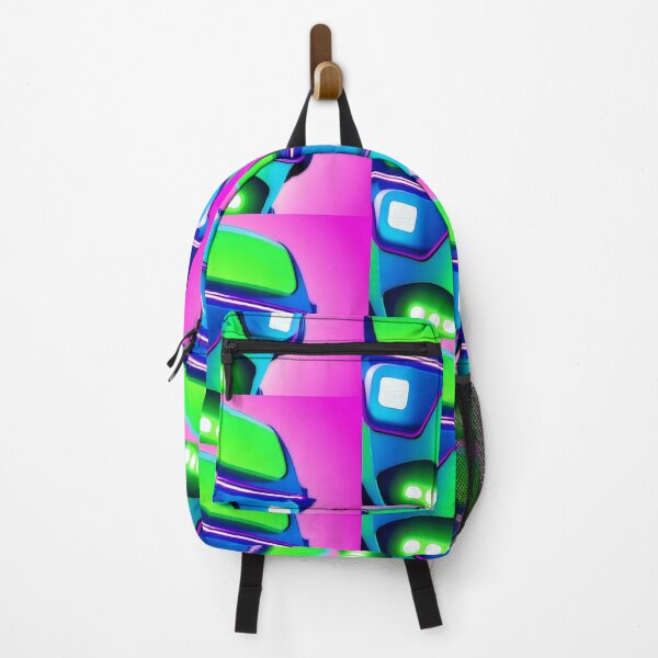 Item preview, blue, green, pink robot neon colors designed and sold by adelahozkepfer.