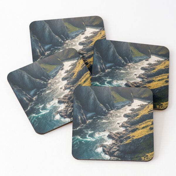Item preview, Spectacular Nordic Cliffs - Dynamic and Picturesque Coastal Scenery designed and sold by Piotrek0001.