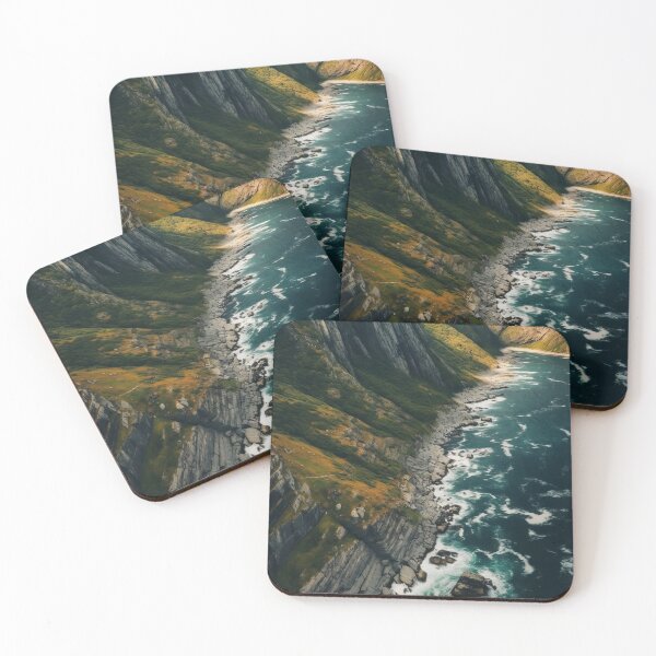 Item preview, Spectacular Nordic Cliffs - Dynamic and Picturesque Coastal Scenery designed and sold by Piotrek0001.