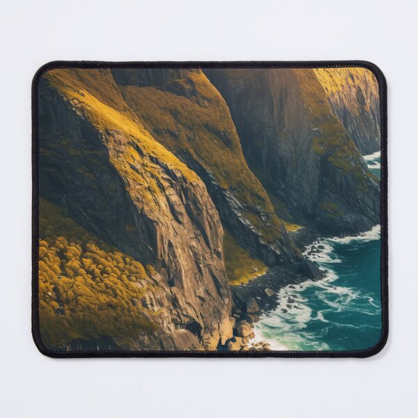 Item preview, Spectacular Nordic Cliffs - Dynamic and Picturesque Coastal Scenery designed and sold by Piotrek0001.