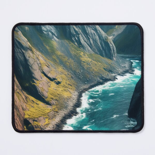 Item preview, Spectacular Nordic Cliffs - Dynamic and Picturesque Coastal Scenery designed and sold by Piotrek0001.