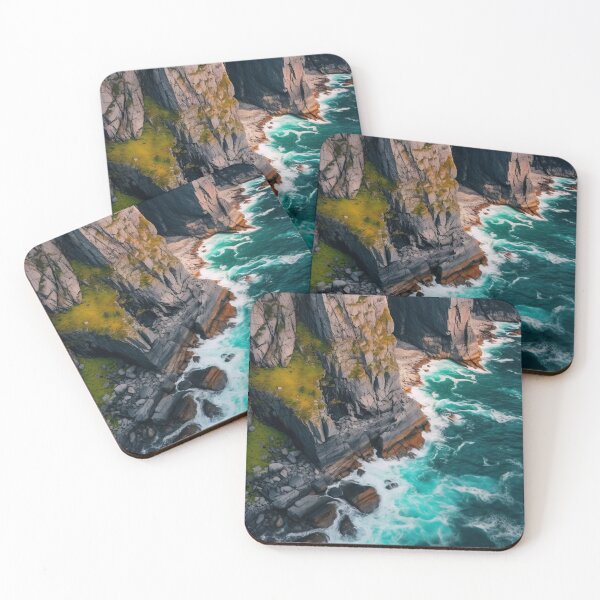 Item preview, Spectacular Nordic Cliffs - Dynamic and Picturesque Coastal Scenery designed and sold by Piotrek0001.