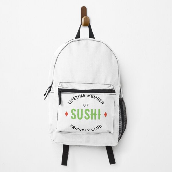 Item preview, Lifetime Member of Sushi Friendly Club designed and sold by WhitepaperStyle.