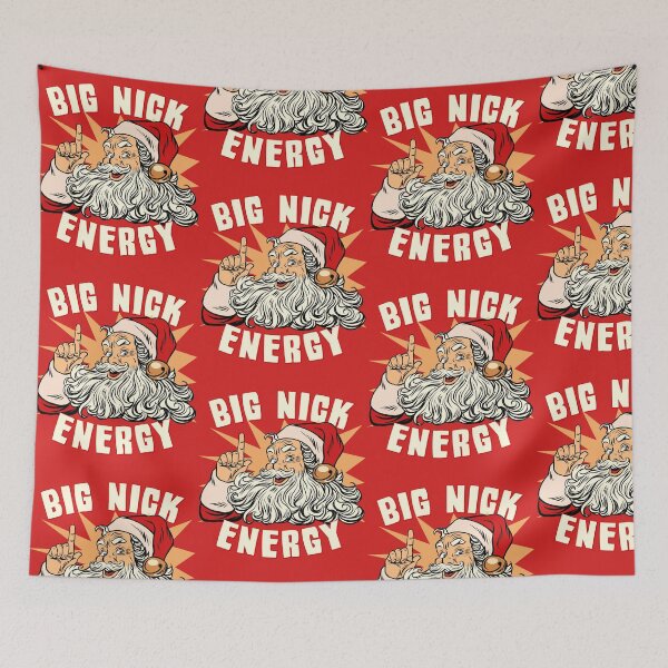 Item preview, Santa Big Nick Energy Funny Christmas designed and sold by flippinsg.