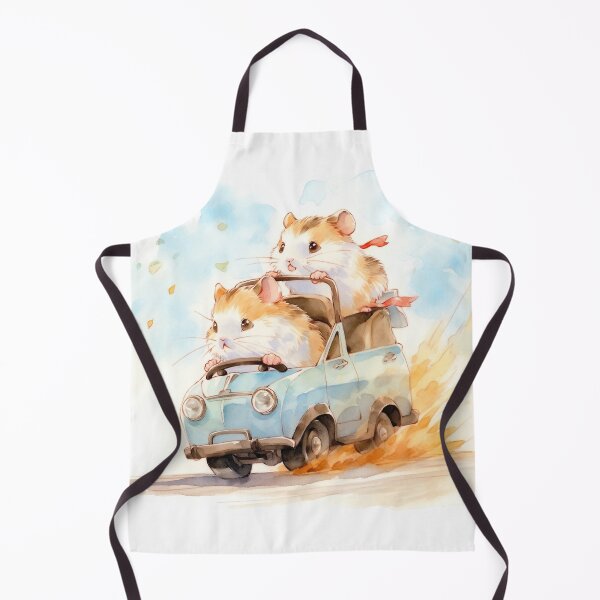 Item preview, Cute Hamster Joyride in Car Watercolor designed and sold by redstar19.