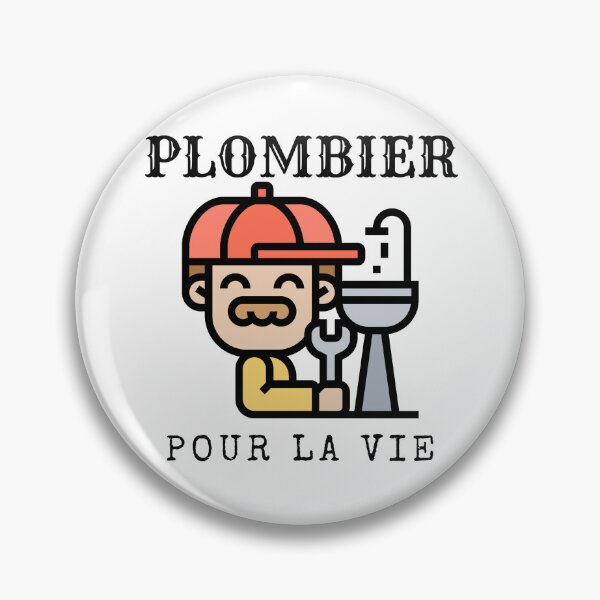 Aperçu de l'œuvre Plombier pour la vie 5 créée et vendue par MerchQuiTue.