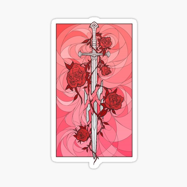 Item preview, Roses of the Broken Sword Stained Glass designed and sold by Icewreath.