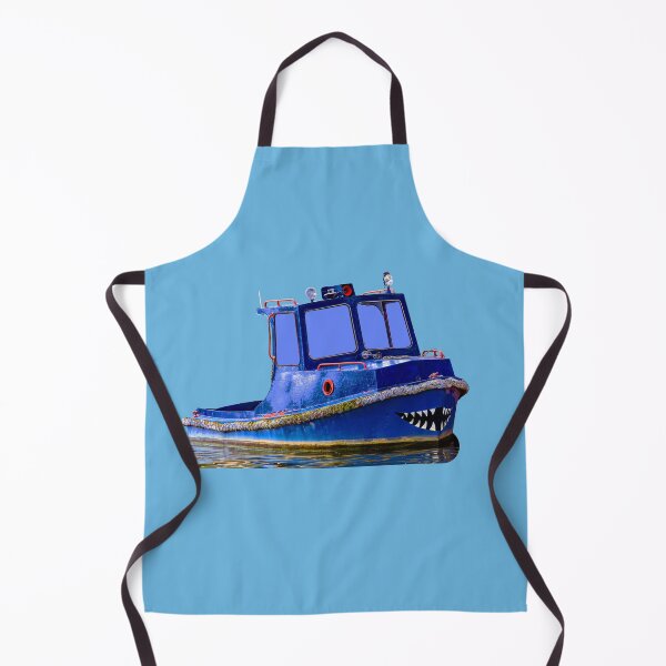 Item preview, A boat with shark jaws painted on its bow designed and sold by Dalyndigital Photography.