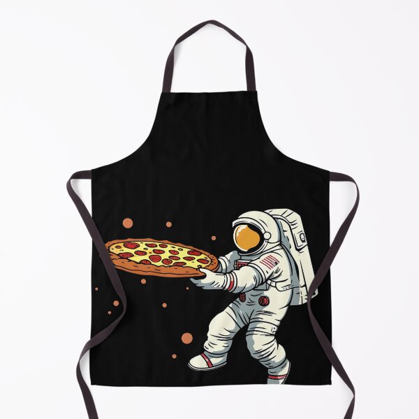 Item preview, Astronaut in Space Holding Pizza | Pop Art Graphic Design designed and sold by 24hSpaceMadness.