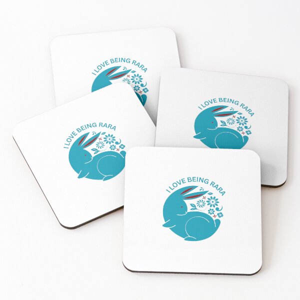 Item preview, RARA CUTE RABBIT-I LOVE BEING RARA designed and sold by printablegood.
