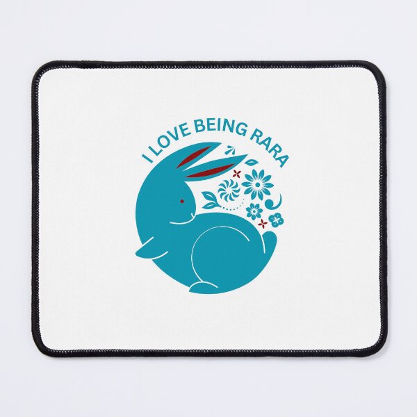 Item preview, RARA CUTE RABBIT-I LOVE BEING RARA designed and sold by printablegood.