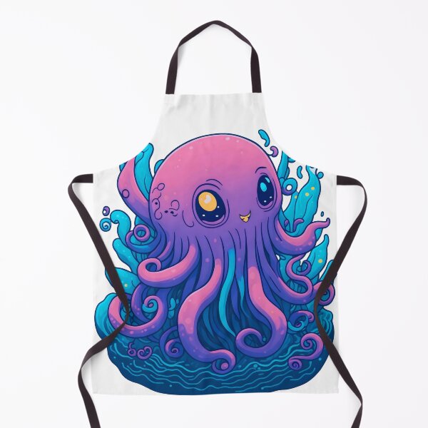 Item preview, Aquatic Delight, The Smiling Octopus that Will Make You Laugh designed and sold by EnzoGatti.