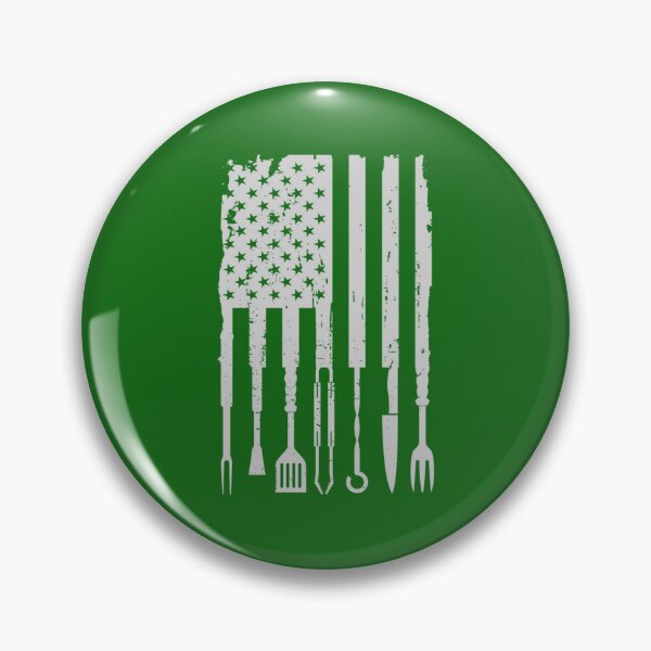 Item preview, BBQ Smoker Grilling Pitmaster Barbecue American Flag    	 designed and sold by dmrbnyuj85.