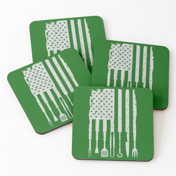Item preview, BBQ Smoker Grilling Pitmaster Barbecue American Flag    	 designed and sold by dmrbnyuj85.