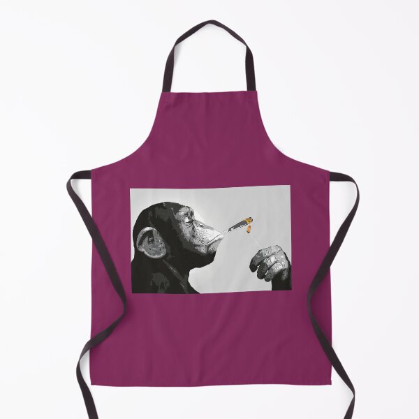 Item preview, Banksy Steez Chimp Monkey Smoking Joint Greeting Card designed and sold by xvxfqqbu92.