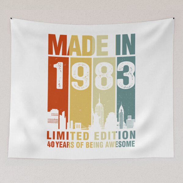 Item preview, Vintage Made In 1983 Limited Edition 40 Years Of Being Awesome   	 designed and sold by oaftcthxymk75.