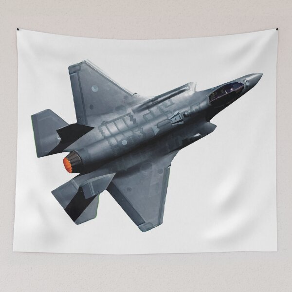 Item preview, Lockheed Martin F 35 Lightning Fighter Jet top view flying right Bomb Bay US Air Force  designed and sold by AfterburnerOne.