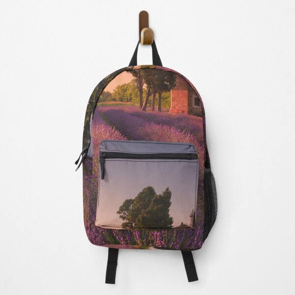 Item preview, Lavender field and Oratorio di San Guido church. Bolgheri, Tuscany, Italy designed and sold by Stefano Orazzini.