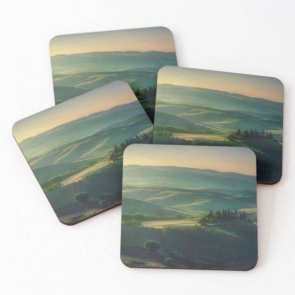 Item preview, Summer morning in Tuscany. Podere Belvedere iconic view at sunrise designed and sold by Stefano Orazzini.
