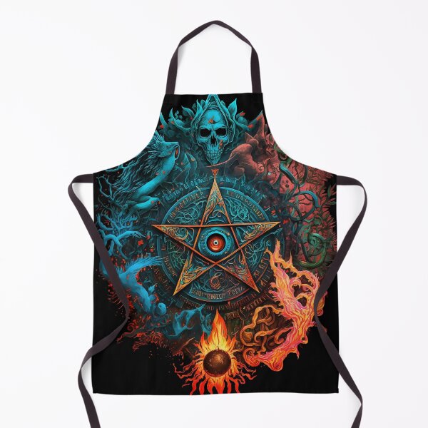 Item preview, Psychedelic Dark Pentagram designed and sold by LartographicArt.
