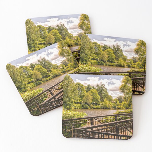 Item preview, Foot Bridge over pond in Winchester, MA designed and sold by Ruth Curtis.