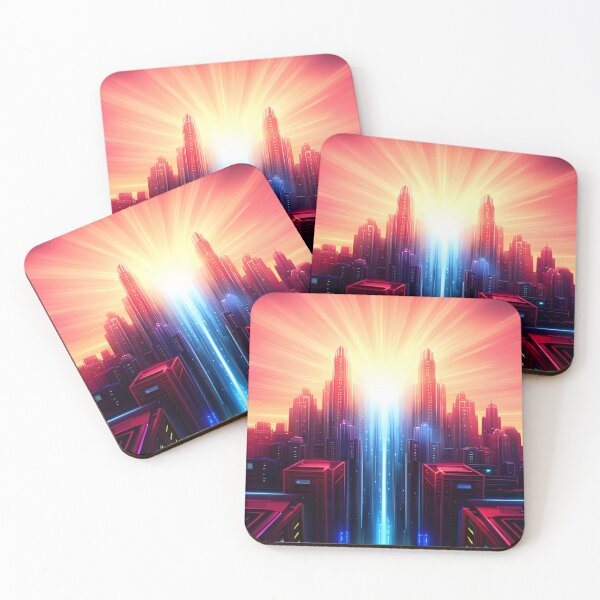 Item preview, City In Sunburst designed and sold by Ink Art Design.