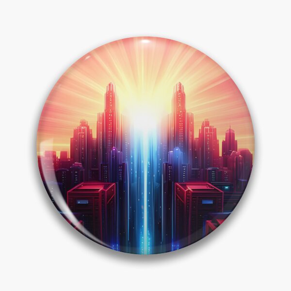 Item preview, City In Sunburst designed and sold by Ink Art Design.