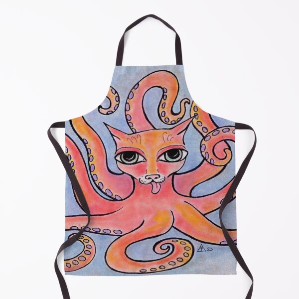 Item preview, Cat Octopus Creature designed and sold by LiszaB.