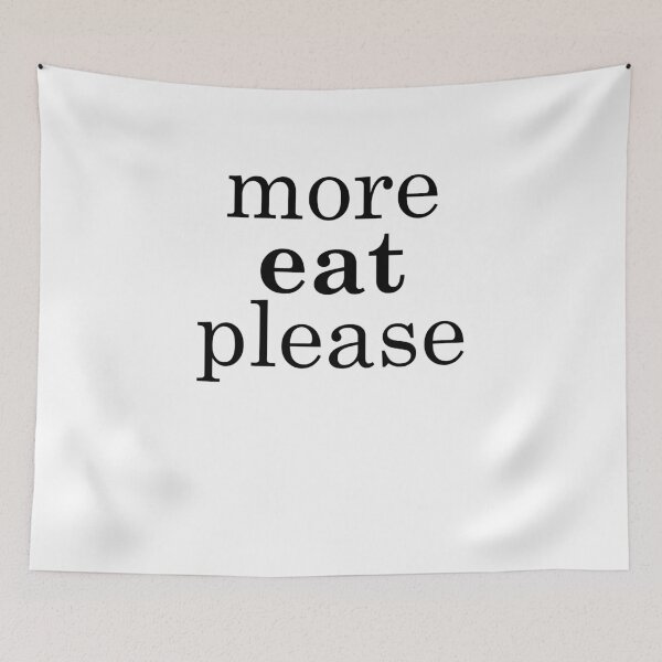Item preview, More Eat Please designed and sold by theredteacup.