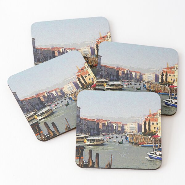 Item preview, BUSY INTERSECTION IN VENICE designed and sold by ArtbyRolleen.